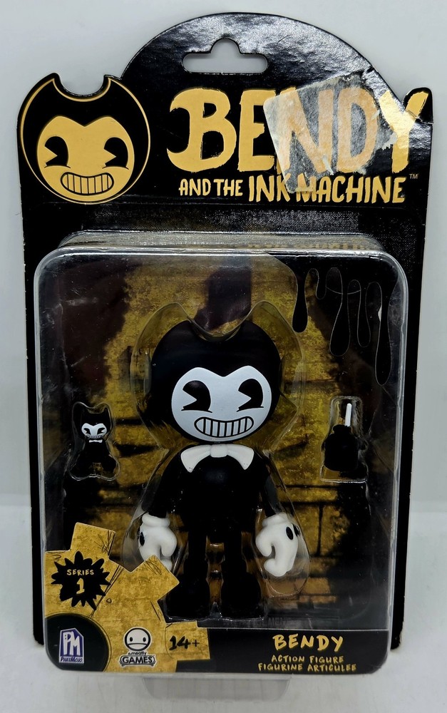 NEW! Bendy Figure Bendy and the Ink Machine (PhatMojo, 2017) Series 1 SEALED! 🔥