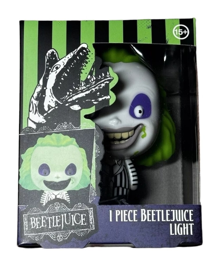 Paladone Beetlejuice Horror Bee The Juice Glowing 4” Desk Bedroom Icon Light