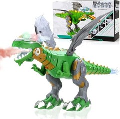 Interactive Spray Dinosaur Toy – Bionic Walking, Light & Sound Effects for Kids
