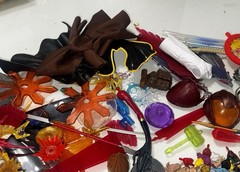 Huge Lot Of Marvel Legends & DC McFarlane Figure Heads Hands Weapons & More