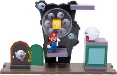 Set of 2 Jakks 2.5 Mario Spinning Spirit House Diorama + Spinning Spirit Playset