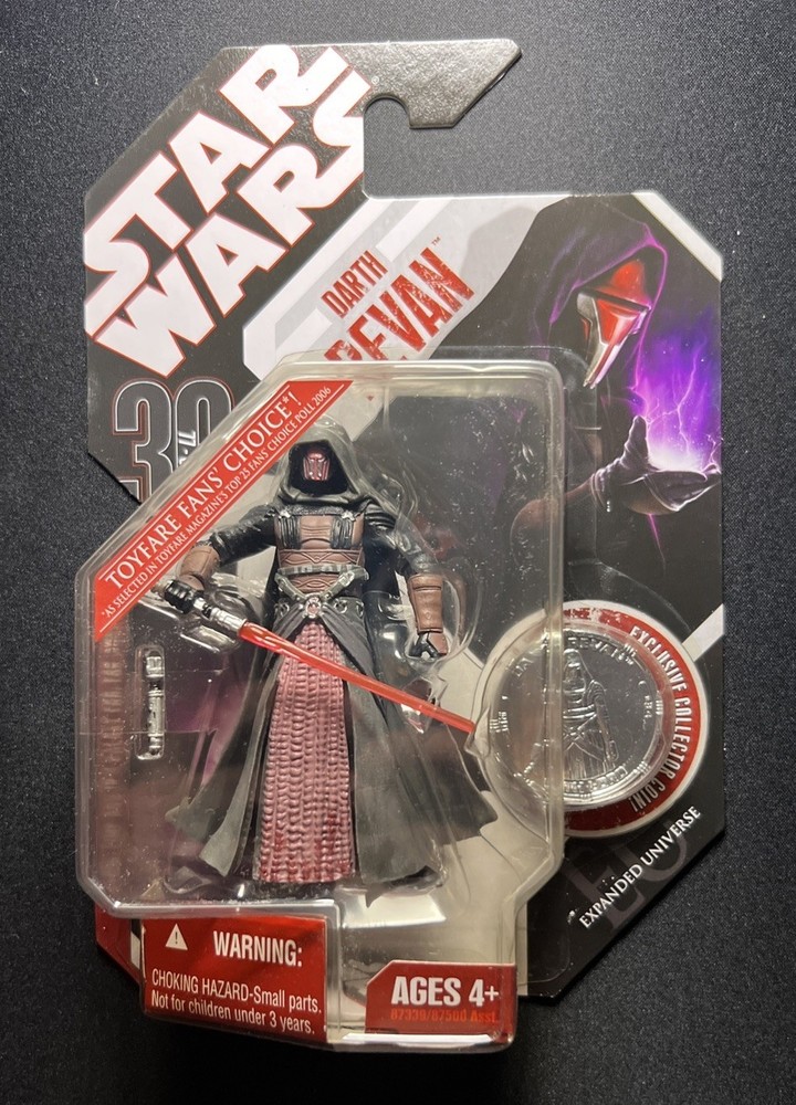 Star Wars 30th Anniversary Darth Revan Expanded Universe #34 w/ Coin TOYFARE 🥇