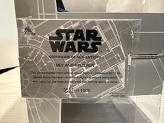 2017 D23 Expo Disney Store Star Wars Rey and Kylo Ren Figures LE 1000 New