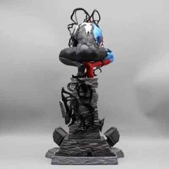 Symbiotic Spider-Man Venom Action Figure LED 38cm PVC Statue Model Collectables