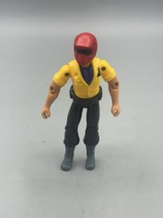 Maisto Adventure Wheels 4″ ATV Rider Action Figure Red Helmet, Yellow Shirt Toy