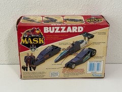 M.A.S.K. BUZZARD COMPLETE w/ Box, Inserts, Miles & Maximus Mayhem Kenner MASK