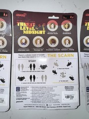 The Office Threat Level Midnight ReAction Figure x Super7. Set Of 3.