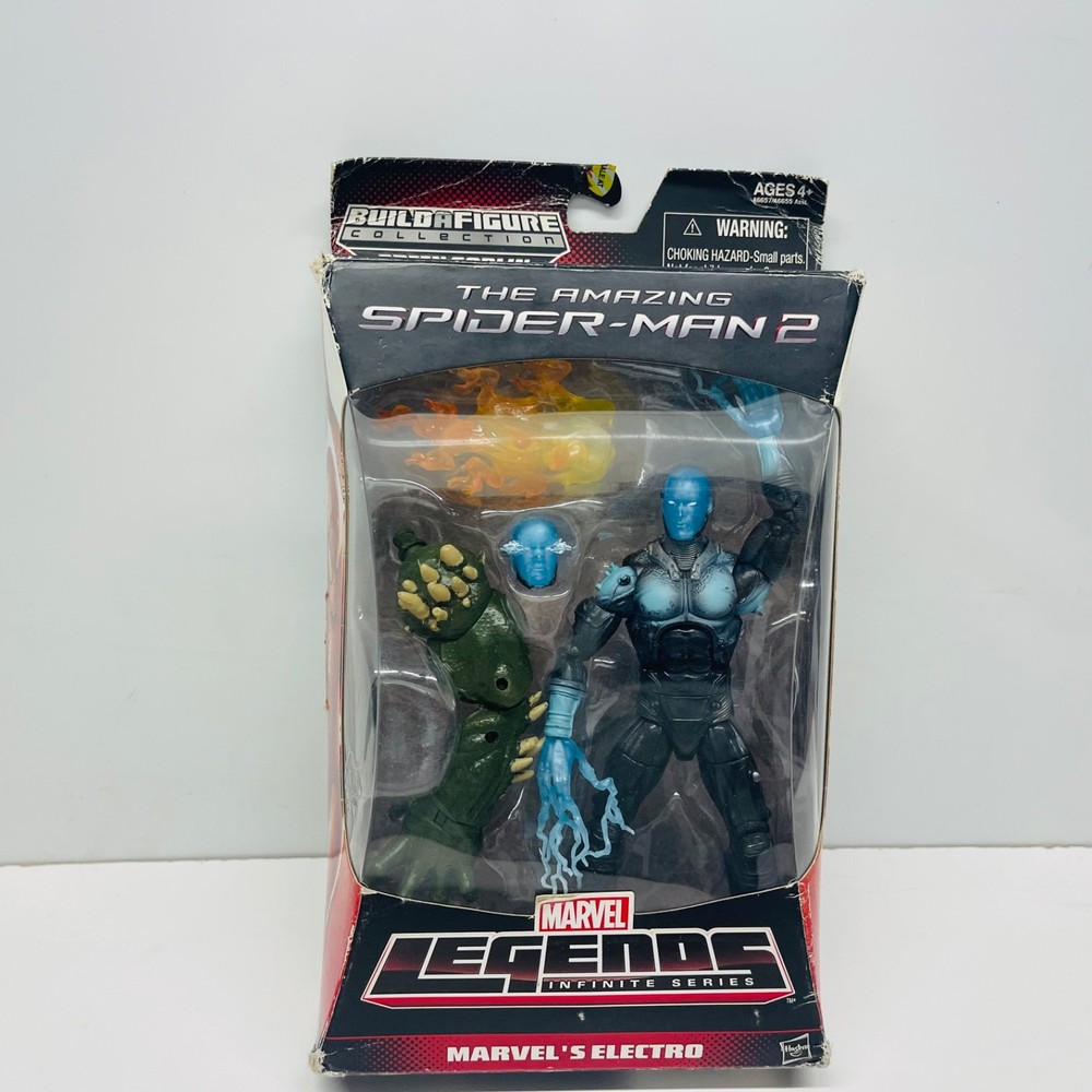 Electro Amazing Spider-Man 2 Marvel Legends Ultimate Green Goblin BAF Wave 6”NIP