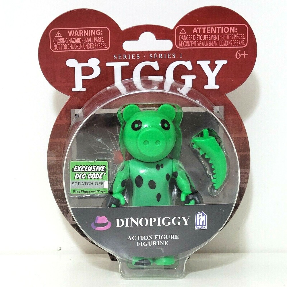Roblox PIGGY Series 1 Dinopiggy 3.5″ Figure w/ Exclusive DLC Code Scratch-Off