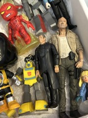 Mixed Lot Toys Action Figures 15 Star Trek Transformers SpiderMan Super Mario