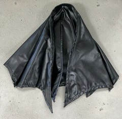 SU-C-MF-BAT: Black Wired Cape for Mcfarlane Arkham Batman (No figure)