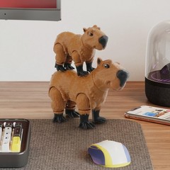 3D Printed Animals Capybara, Flexible Articulated Poseable 3D Printed Animals…