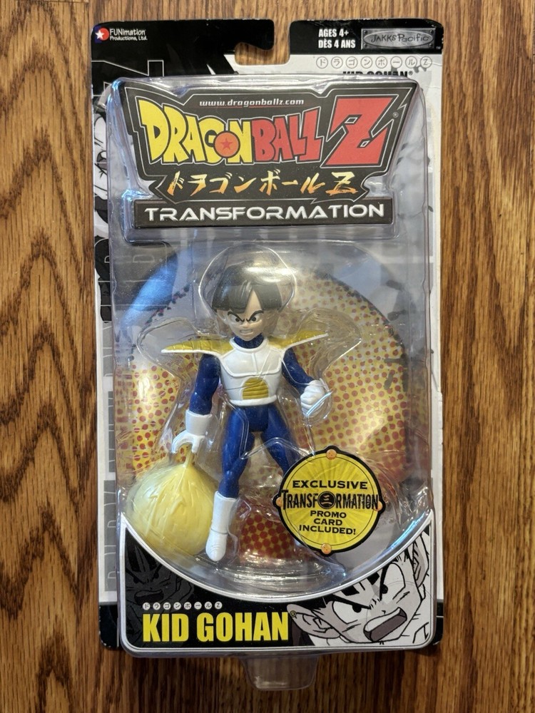 Dragon Ball Z Transformation Kid Gohan Jakks Pacific SLIGHT OPEN DBZ Figure 2006