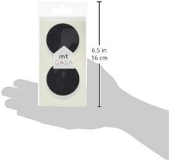 MT CASA 50 mm Seal Circle Sticker – Matte Black (Pack of 10)