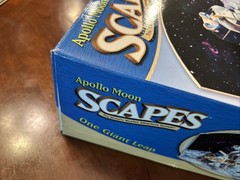 BRAND NEW Rare Odyssey Toys Apollo Lunar Lander Moon Scapes Wood Playset