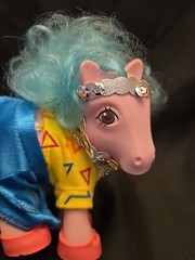 Vintage My Little Pony G1 Banana Surprise Sundae Best Hasbro 1978 with clothes