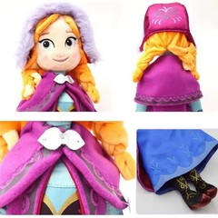 Queen Elsa, Anna and Olaf Disney Frozen Movie Plush Soft Toy Doll