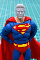 Custom Resin Tyler head cast 7 in. scale 1:10 Superman & Lois McFarlane