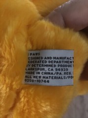 Garfield & Odie Macy’s 25 Years Christmas Plush Cat Dog 18″ Book Included