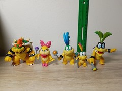 26-PK KOOPA KIDS 2.5″ LOT Super Mario Nintendo Jakks Roy Lemmy Iggy Bowser Clown