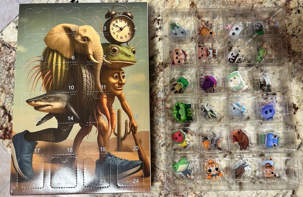 NEW Italian Brainrot Set Of 24 Flat Acrylic Characters With Hanging Strings