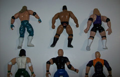 Lot of Vintage 1990s Jakks Pacific Wrestling Action Figures WWF