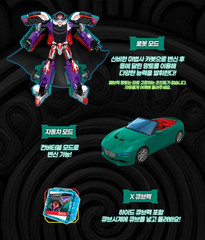Choirock Hello Carbot The Braves HIDE 하이드 Wizard Robot Car figure X-Cube Pack