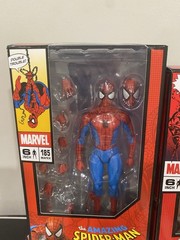 MAFEX Spider-Man Action Figure Lot Spider-Man, Ghost Spider, Carnage, Miles
