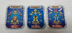 Medabots Figure Lot w/Cards, Dice & Posters – Samurai, Warbandit, Phoenix & More