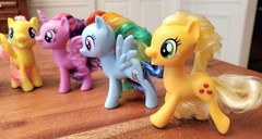 Lot of 7 My Little Pony Brushable Hair 3.5″ Figures G4 2016