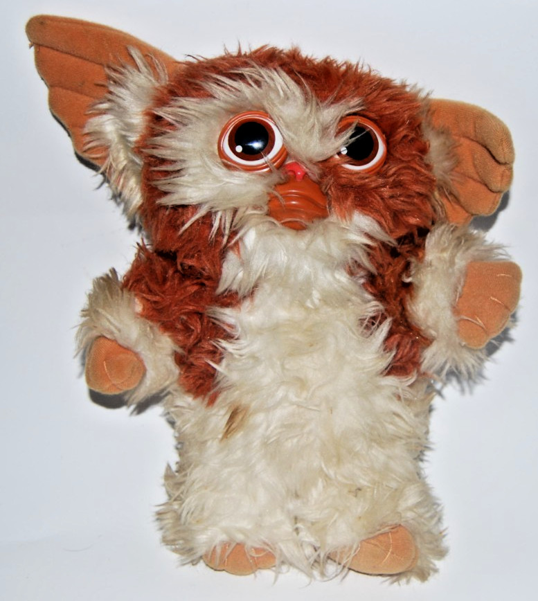Vintage 1984 Gremlins Gizmo Plush Hasbro Softies 10″ – Squeaking Works!