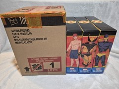 X-Men 97 Action Figures Wave 1 factory sealed box + 3 2025 2 packs complete