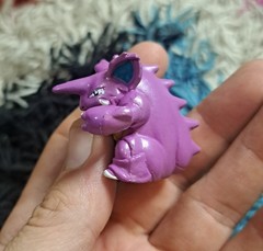 Nidoking Pokemon TOMY Nintendo Authentic Miniature Figure Figurine CGTSJ