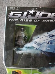 GI JOE THE RISE OF COBRA, ICE DAGGER with FROSTBITE PLAYSET, 2009, NEW, MISB
