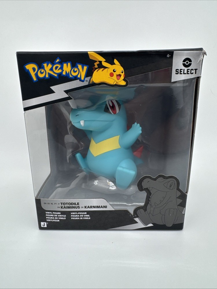 Pokèmon Select Series 5 – TOTODILE 3.5″ Vinyl Figure 2025 Jazwares Damaged Box