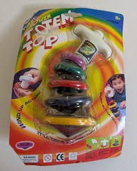 Turbo Tower Totem Top Wind Up Action New