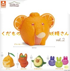 Japanese Blind Box Fruit Fairy Garden Animal Mini Figure 1 Random Miniature Toy