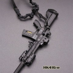 1/6 Scale Gun Model Toys HK416 M4 Assault Rifle Weapon 12 Inch Soldier Figure