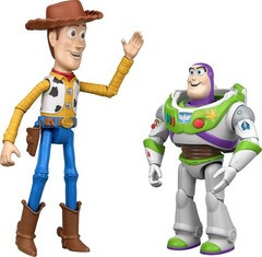 Toy Story 5 Interactables Woody & Buzz Lightyear 11-Inch Talking FIgure 2-Pack