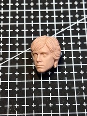 1/12 1/4 1/6 1/18 Unpainted Luke Young Mark Hamill Head Carved Model Toys