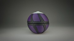 Dark Ball | Classic 3D Printed Pokéball