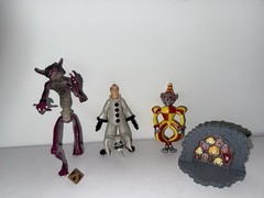 Scooby-Doo Movie Jester, Spooky Demon, Luna Ghost 2002 Action Figures Loose Rare