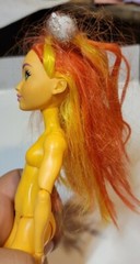 DC Super Hero Girls Starfire Action Doll 12″ Mattel missing Hand Nude