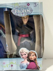 Frozen Mini Doll Set Kristoff Anna Elsa Hans Disney Store 1st Movie DENTED BOX