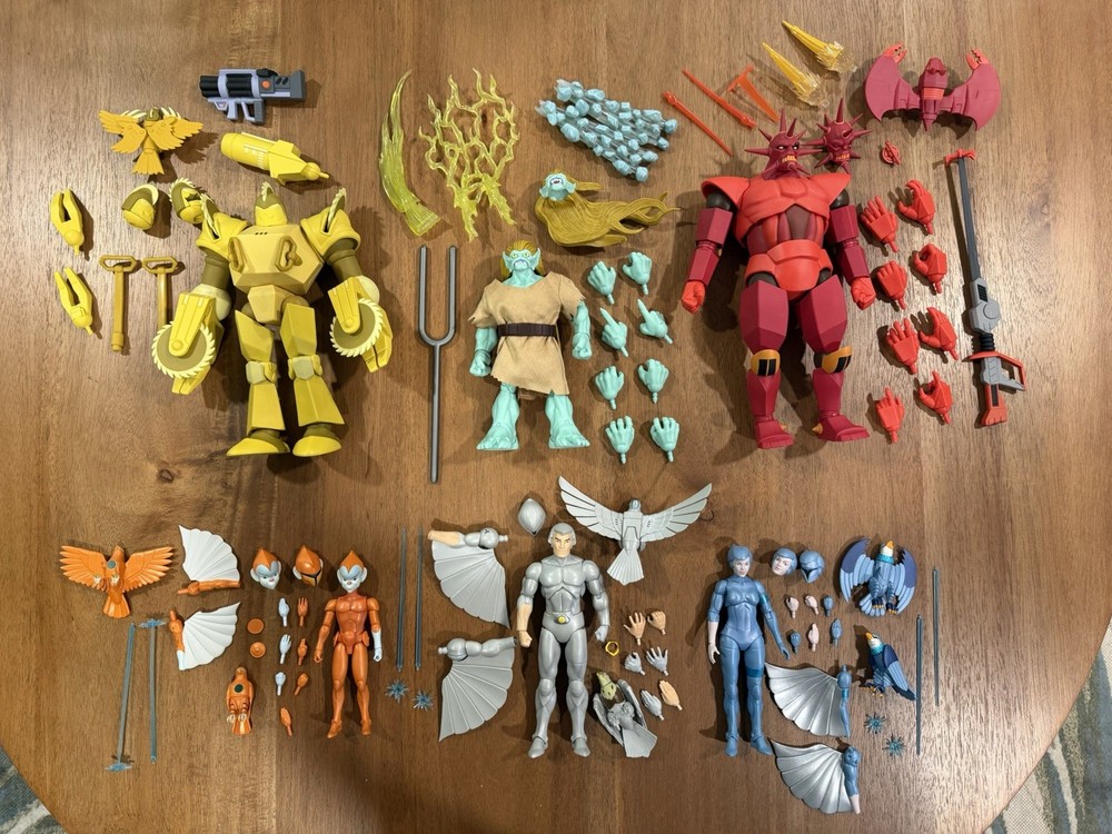 Super7 Silverhawks LOT Copperkid MonStar Quicksilver Iron Heart Windhammer Buzz