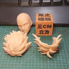 1:6 1:12 1:18 Fantasy anime Boy Head Sculpt for 12” 6” 3.75”Male Figure Body