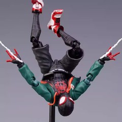 Spider-Man Miles Morales Figure Marvel Spider-Verse Action PVC Model Toy