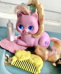 Vintage My PoNY KittY PrettY LittLe LOT 80s PiNK PuRPLE PaW EXTRA 1989 MateL HTF