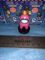 Toikido AMONG US Crewmates Stampers Blind Vinyl Mini HtF * PINK Gold CROWN Ghost