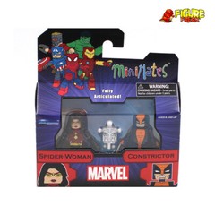 Marvel Minimates Series 80 Complete Set w/ Silver Sable BAF (Build-A-Figure)